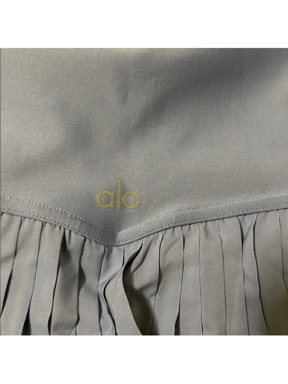 ALO Yoga Lavender Pleated Mini Skirt